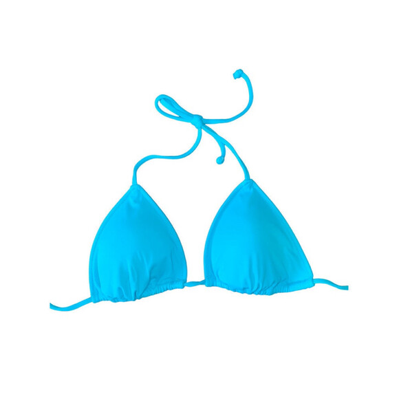 Victoria's Secret Other - VICTORIA’S SECRET Blue Teeny Triangle‎ String Bikini Swim Top Women Size Medium